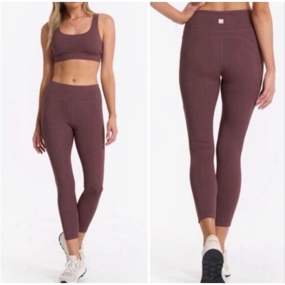 Vuori Stride Leggings in Chestnut Size XS - Picture 1 of 7